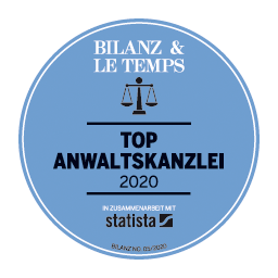Siegel Bilanz / Le Temps: Top Anwaltskanzlei 2020